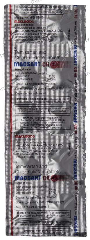 Macsart CH 40/12.5mg Tablet 10s