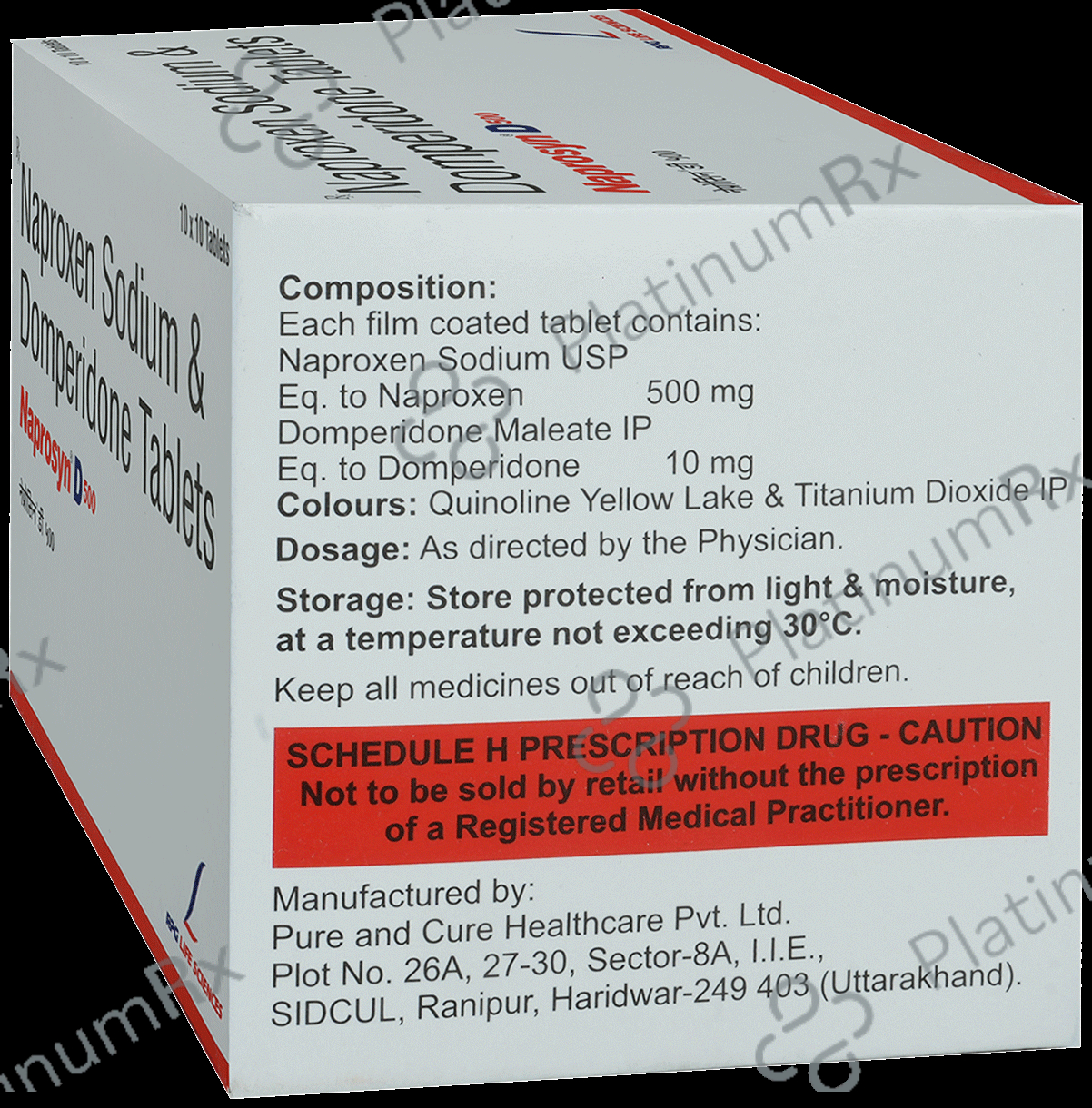 Naprosyn D 10/500mg Tablet 10s