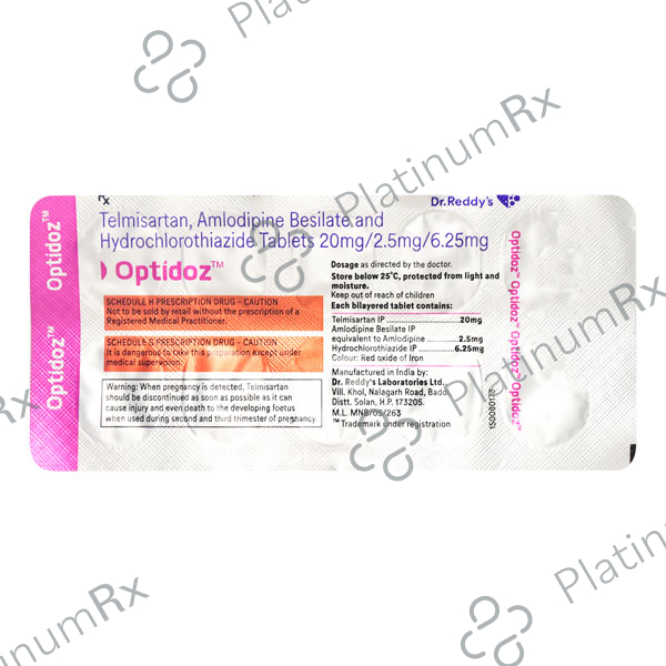 Optidoz 20/2.5/6.25mg Tablet 10s