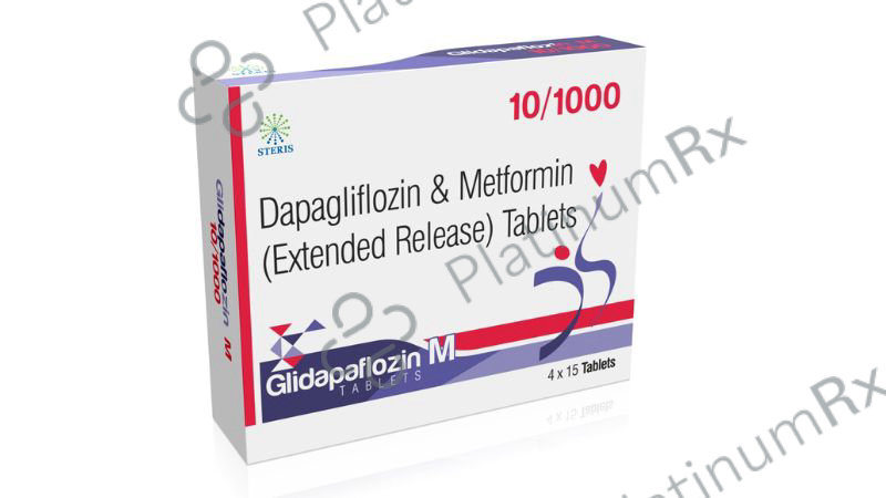 Glidapaflozin M 10/1000 Tab ER 15s