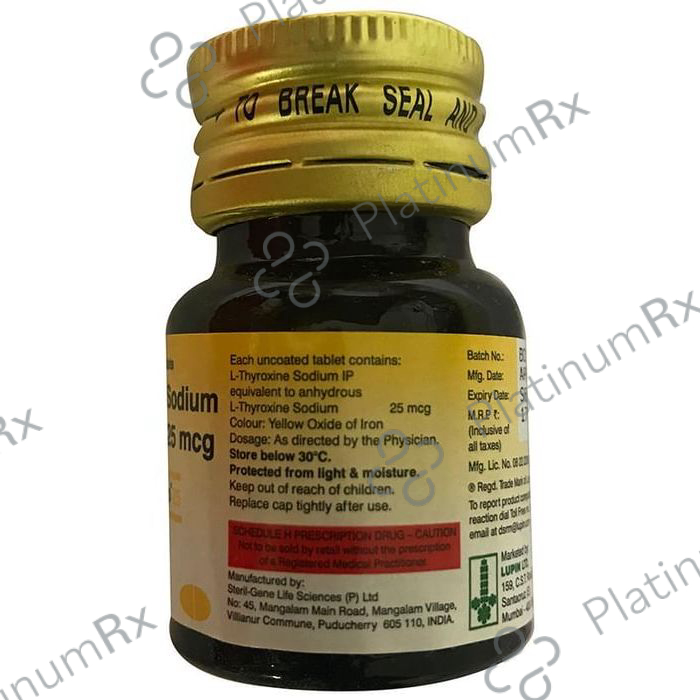 Thyroup 25mg Tablet 120s