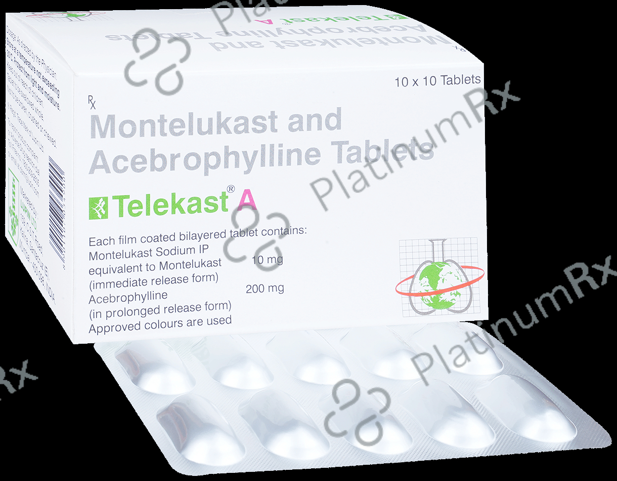 Telekast A 200/10mg Tablet PR 10s