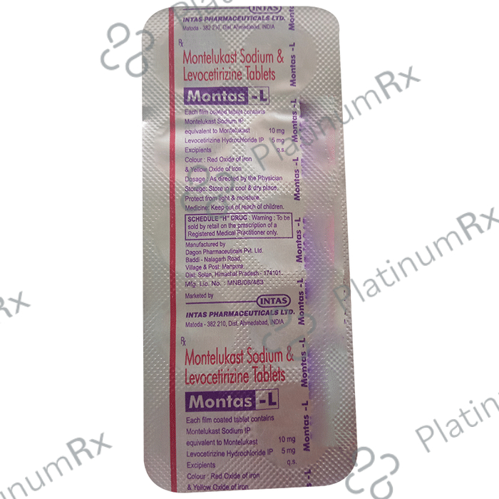 Montas L 5/10mg Tablet 10s