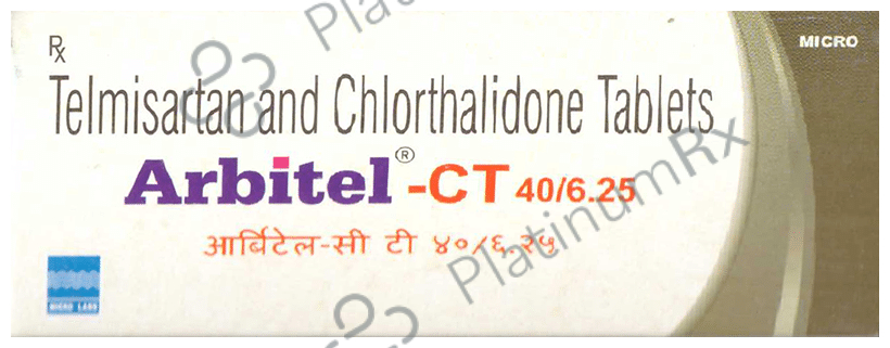 Arbitel CT 40/6.25mg Tablet 10s