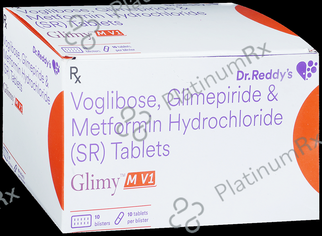 Glimy M V 1/500/0.2mg Tablet SR 10s