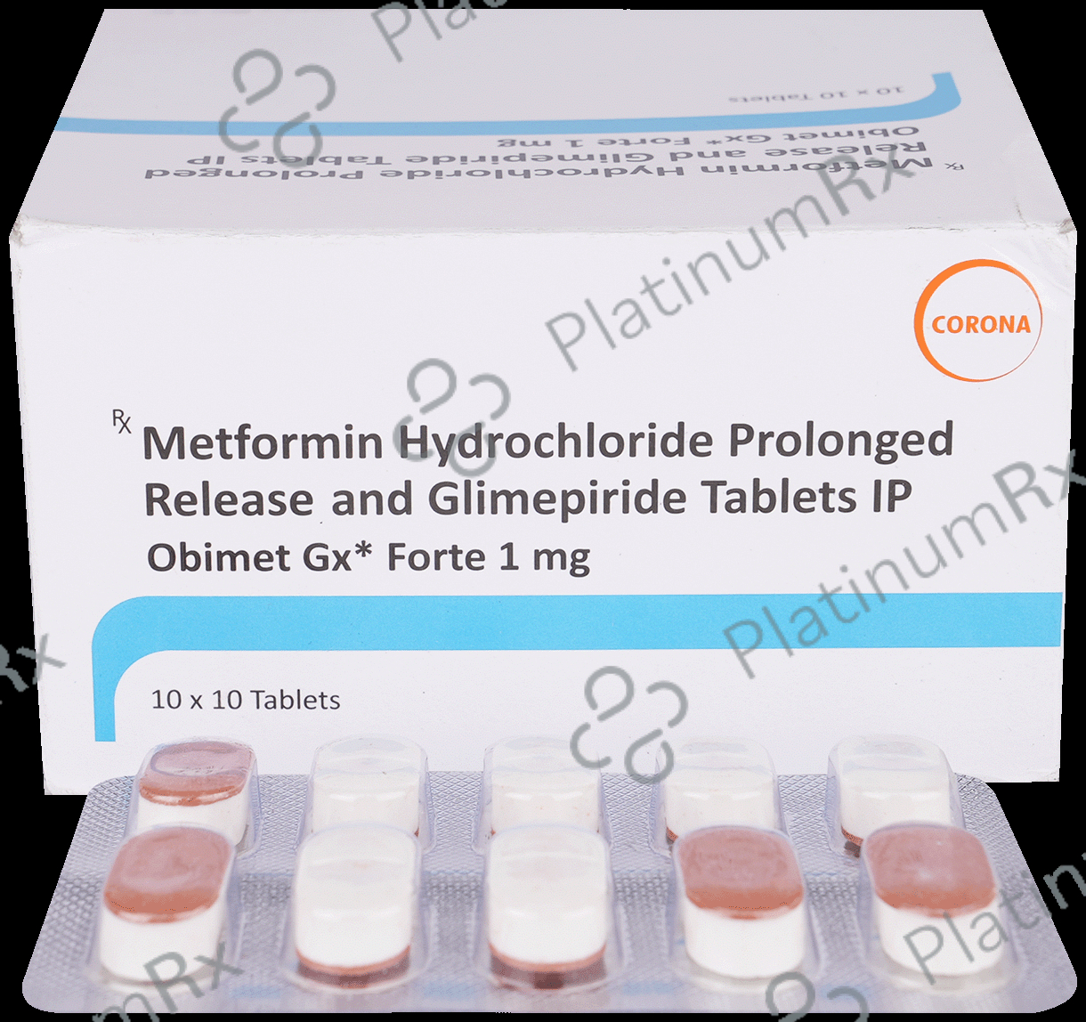 Obimet GX Forte 1/1000mg Tablet PR 10s