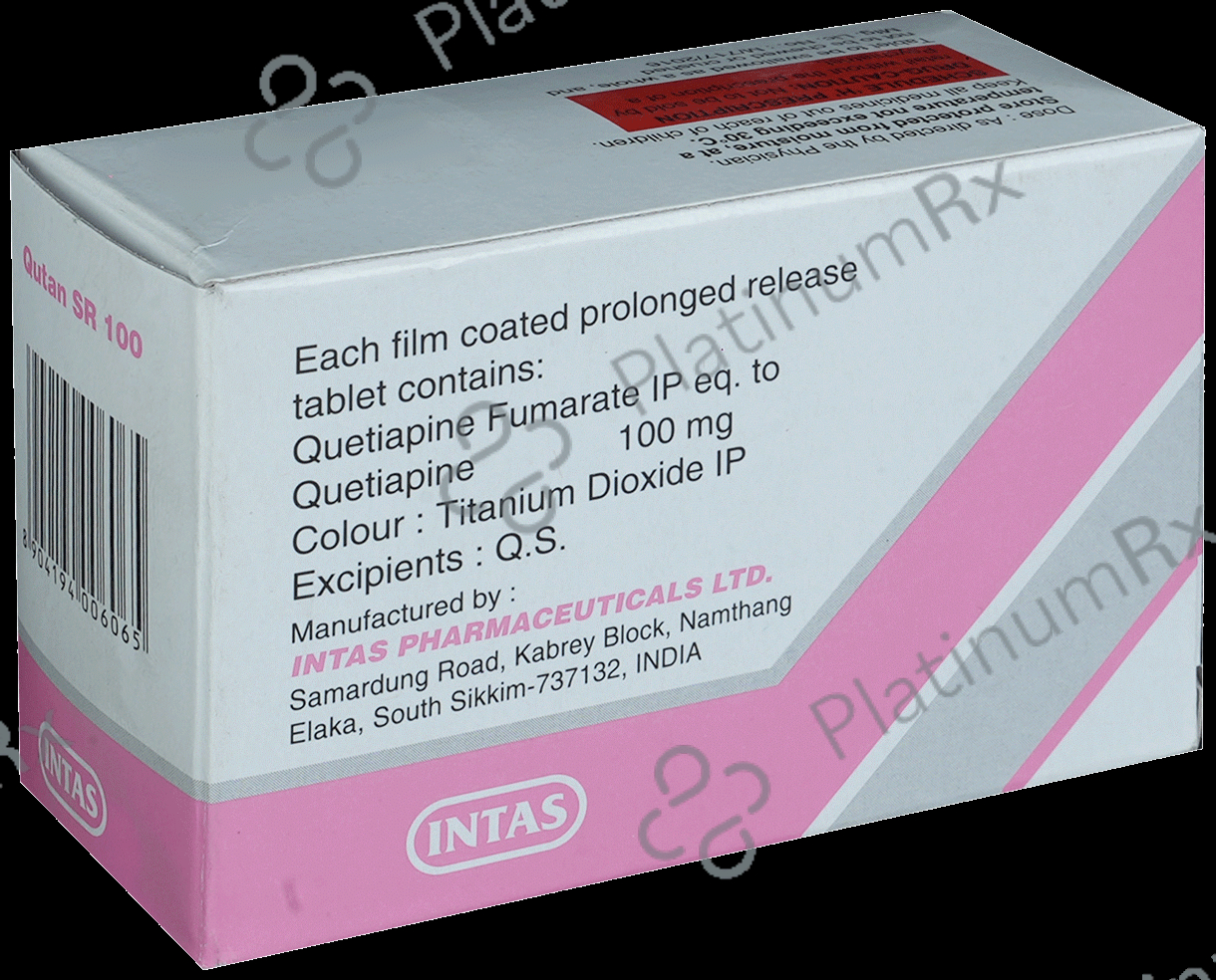 Qutan SR 100mg Tablet 10s