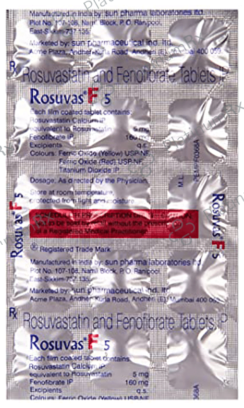Rosuvas F 160/5mg Tablet 15s