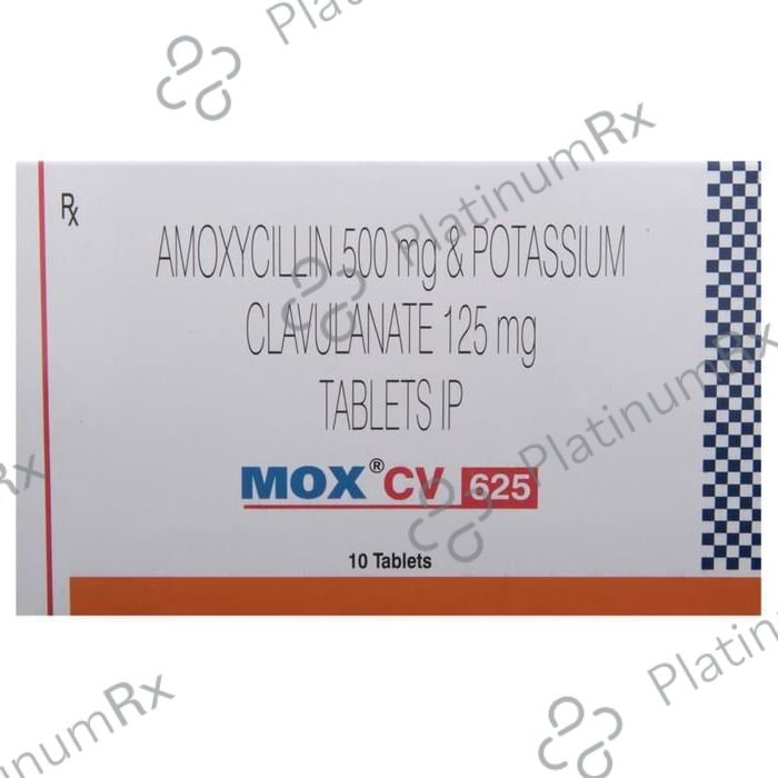 Mox CV 625 500/125mg Tablet 10s