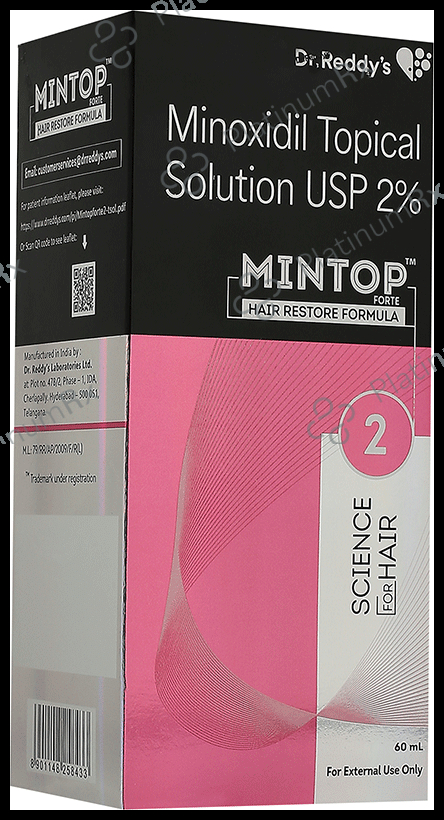 Mintop Forte 2% Hair Restore Formula Solution 60ml