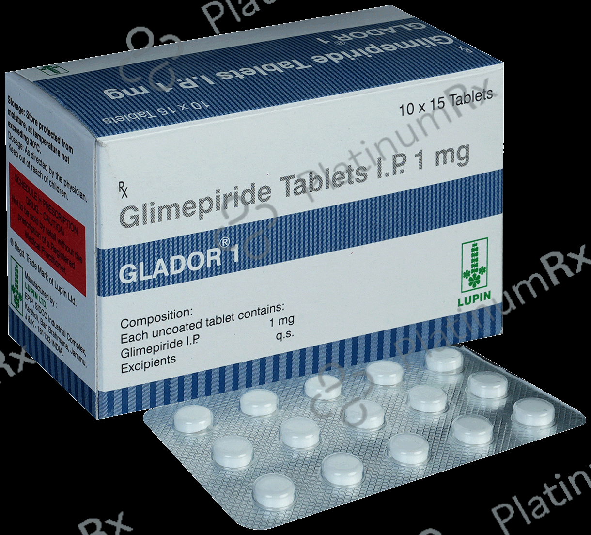Glador 1mg Tablet 15s