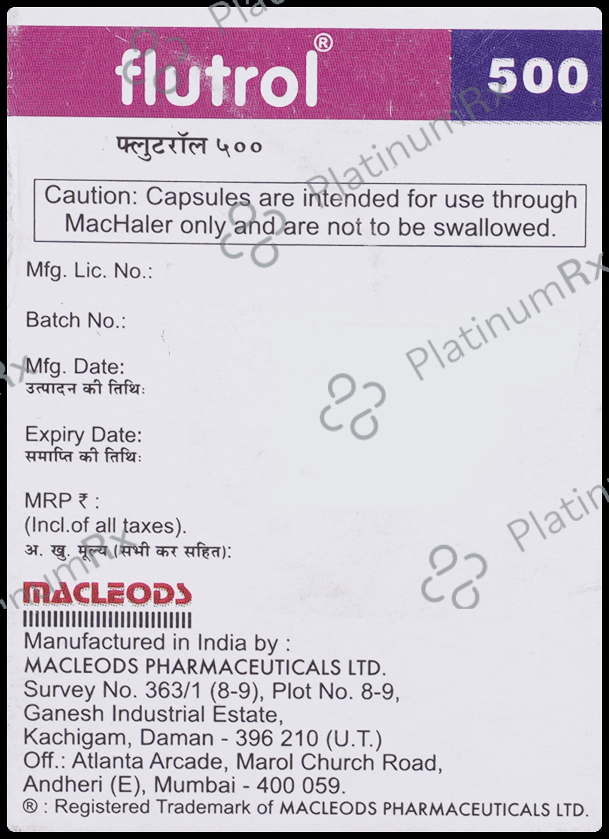 Flutrol 500/50mcg Capsule 30s