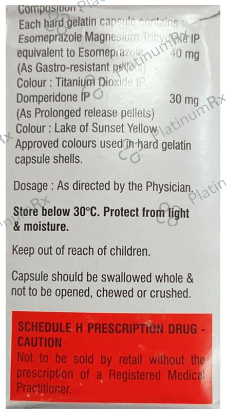 Zosa DSR 30/40mg Capsule PR 15s