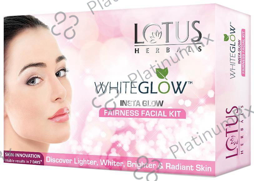 Lotus Herbals White Glow Insta Glow Fairness Single Facial Kit