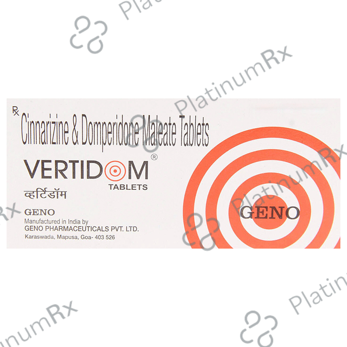 Vertidom 20/15mg Tablet 10s