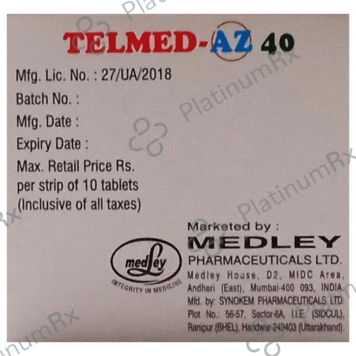Telmed-AZ 40 Tablet