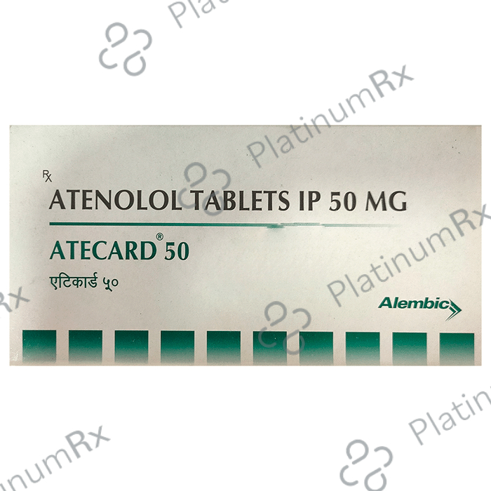 Atecard 50mg Tablet 14s
