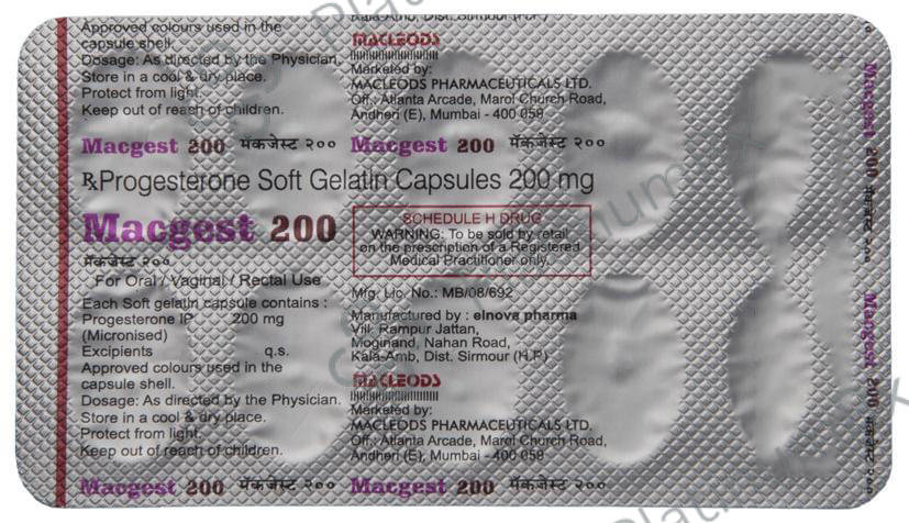 Macgest 200mg Capsule 10s