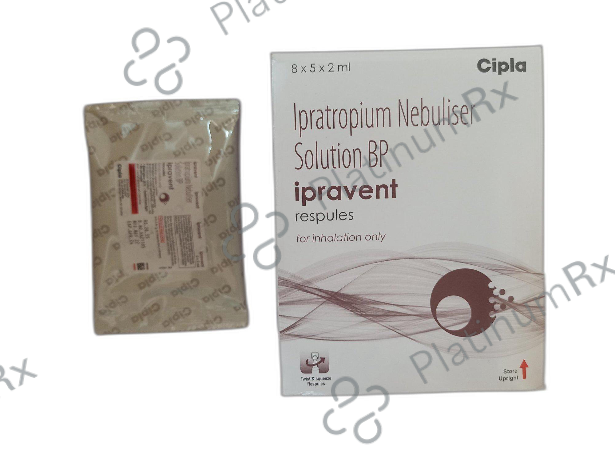 Ipravent 500mcg Respules 5s