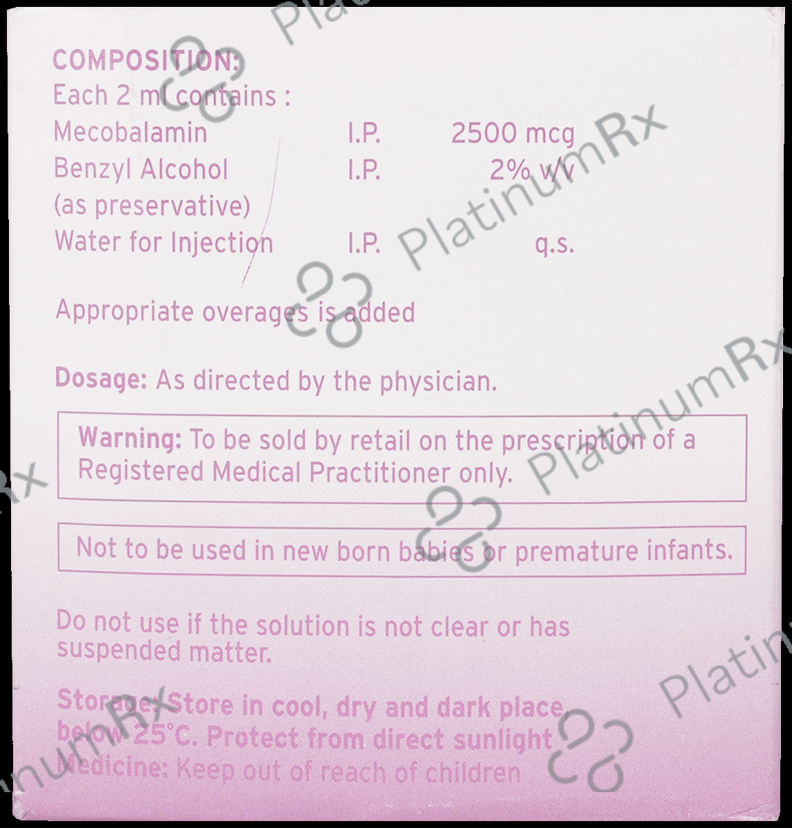 Cynocal-M Forte 2500mcg Injection