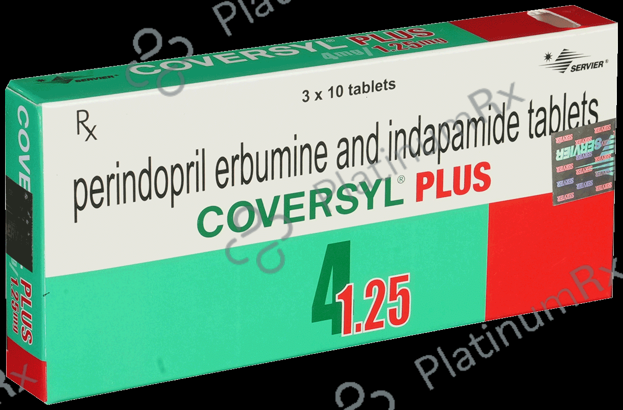 Coversyl Plus 1.25/4mg Tablet 10s