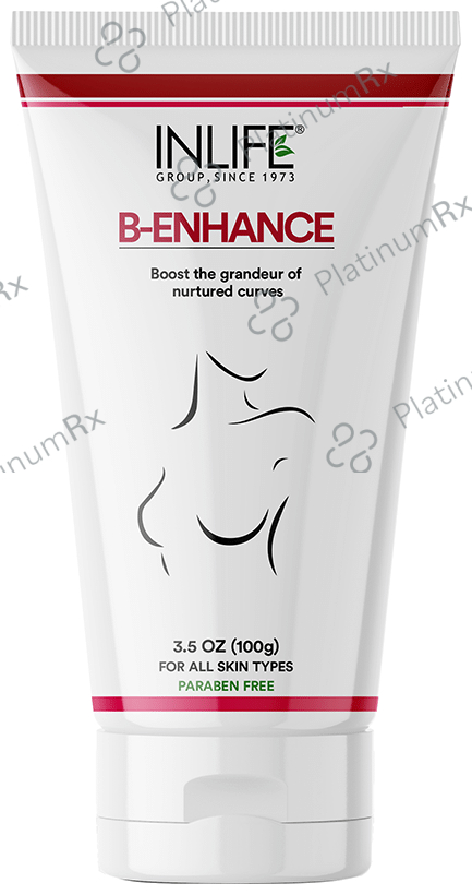 Inlife B-Enhance Natural Breast Cream - Paraben-Free