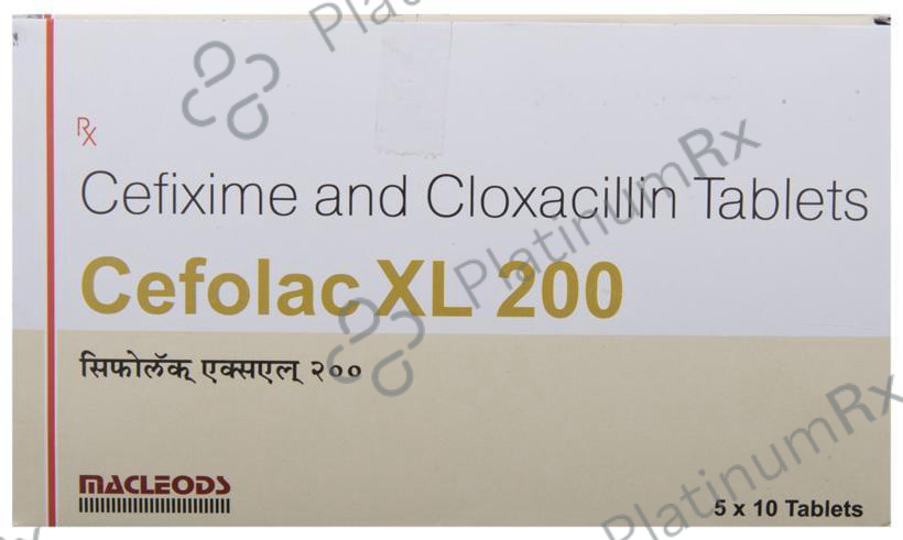 Cefolac XL 200/500mg Tablet 10s
