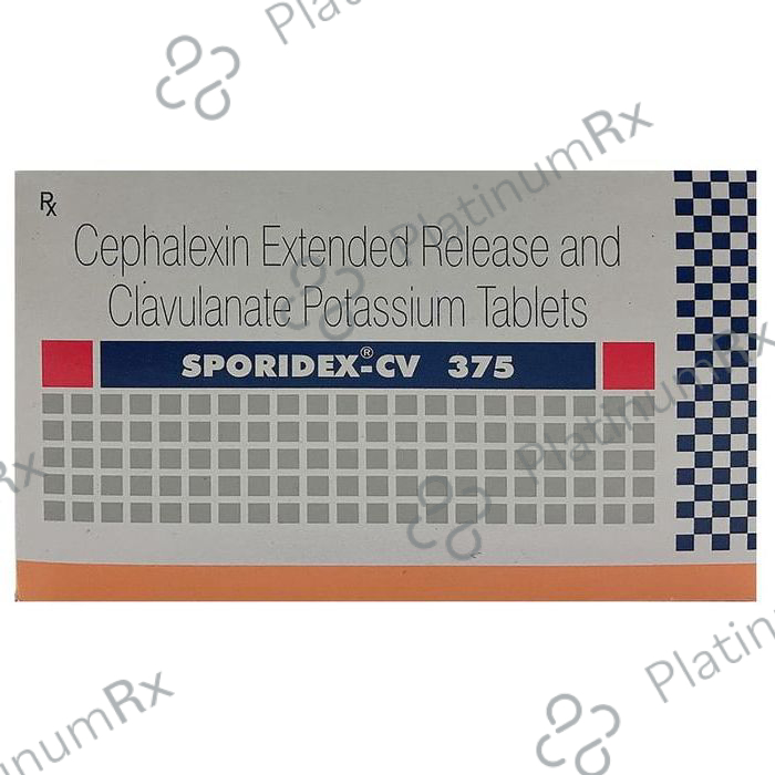Sporidex CV 375/125mg Tablet ER 10s