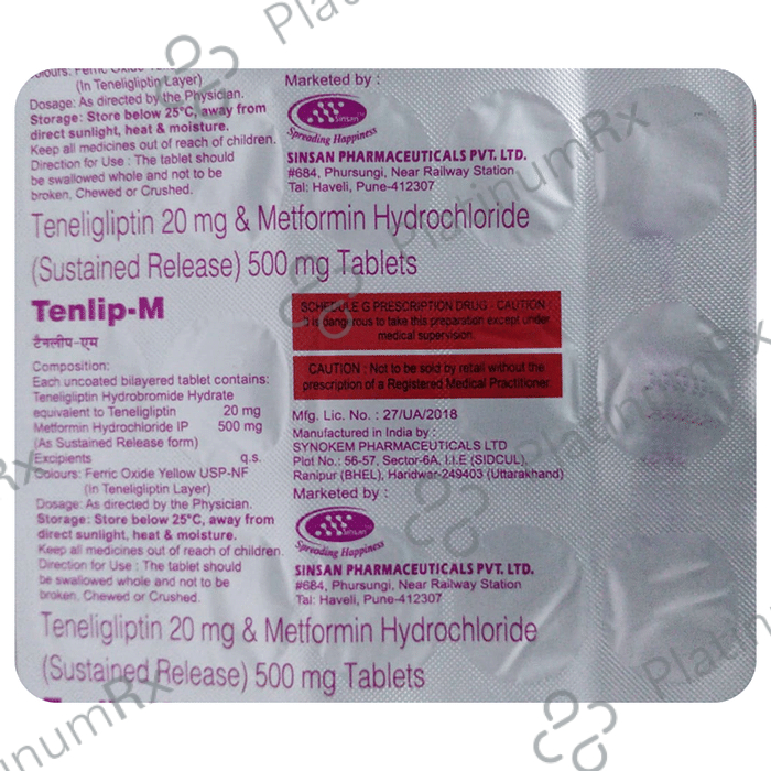 Tenlip-M Tablet SR 10 Tablet SR