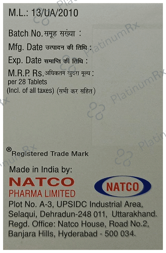 Regonat 40mg Tablet 28s