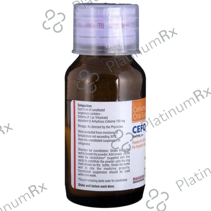 Cefolac 100mg Oral Suspension 30ml