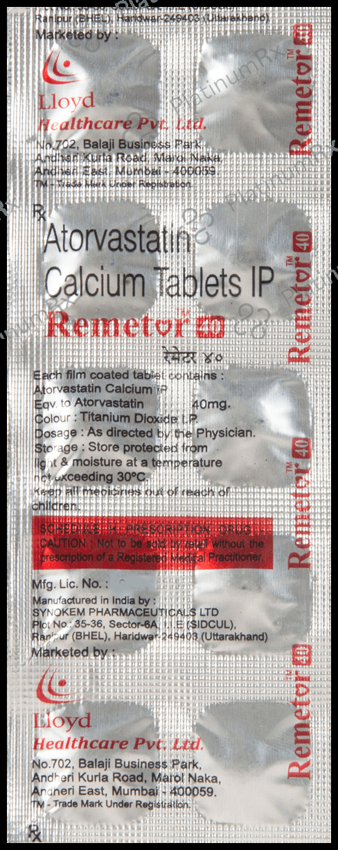 Remetor 40 Tablet 10 tablets