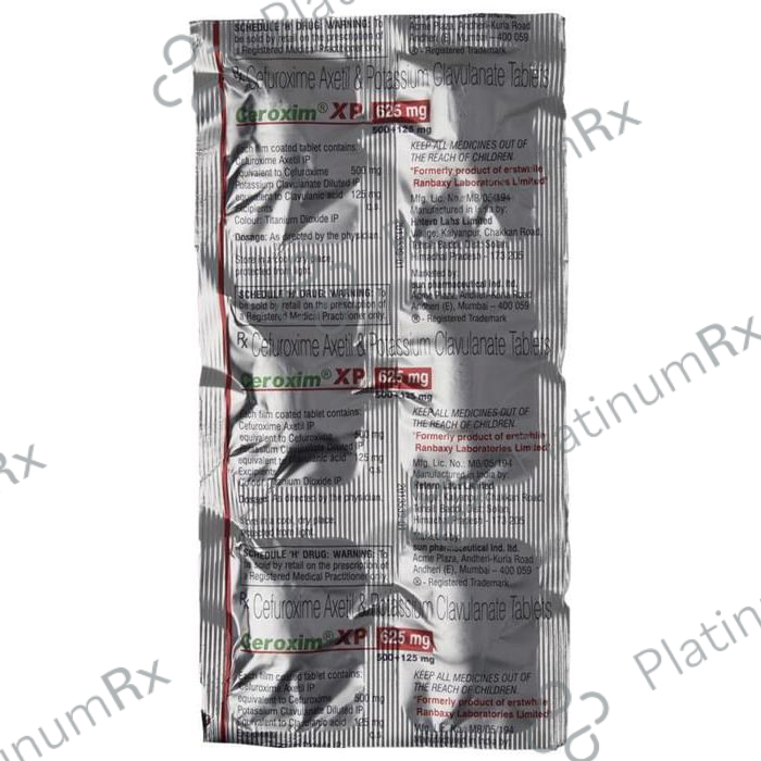 Ceroxim XP 625mg Tablet
