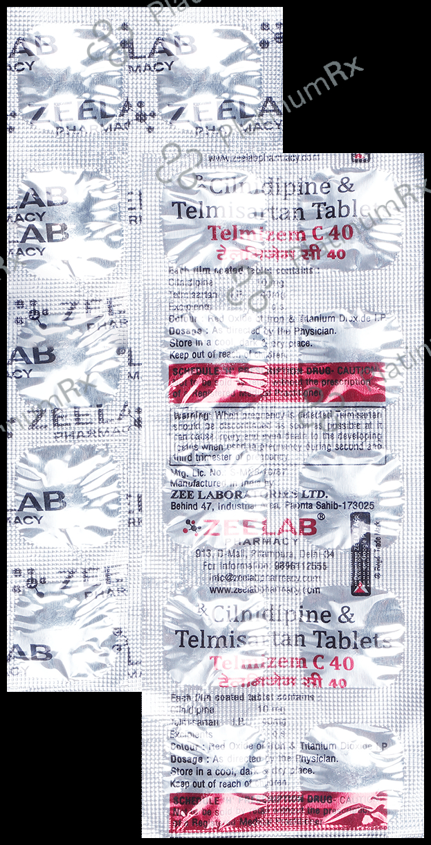 Telmizem C 10mg/40mg Tablet
