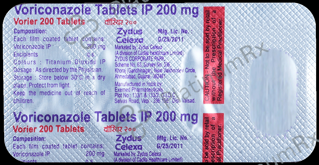Vorier 200mg Tablet 4s