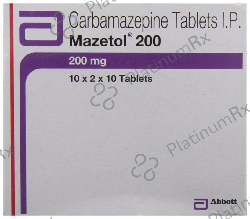 Mazetol 200mg Tablet 10s