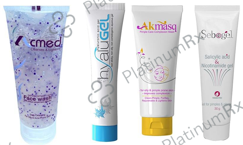 Ethicare Remedies Advance Acne Control Kit 4 Tubes Kit Ethicare Remedies