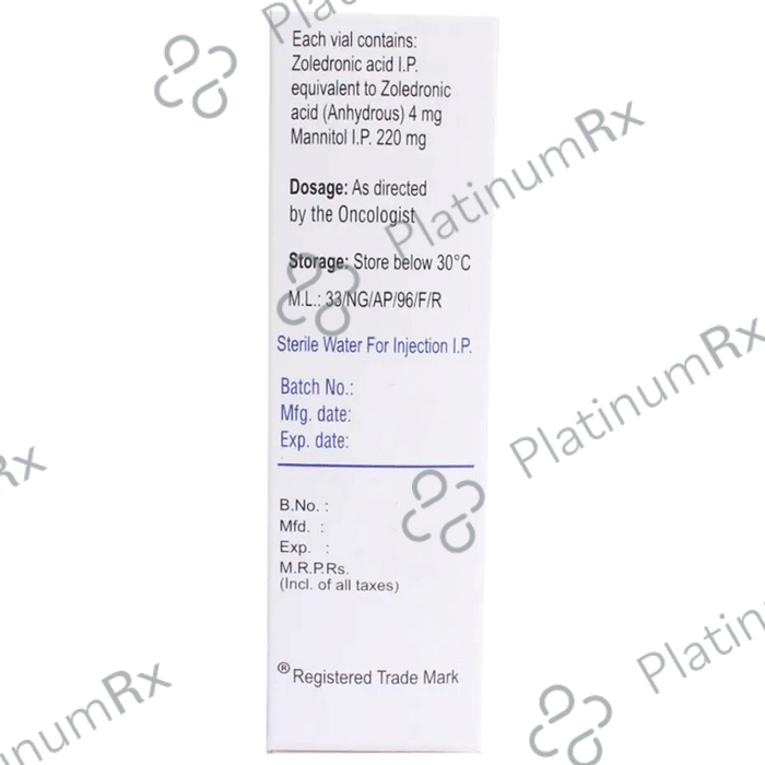 Zoldonat 4mg Injection 1s