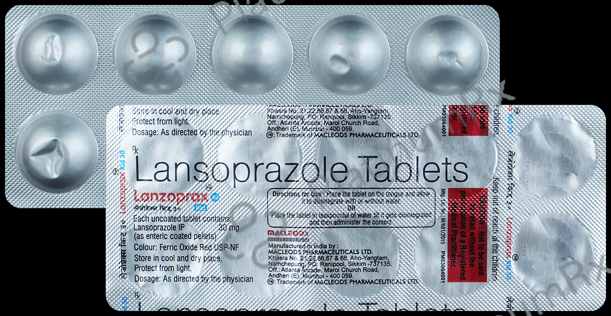 Lanzoprax Kid 30mg Tablet 10s