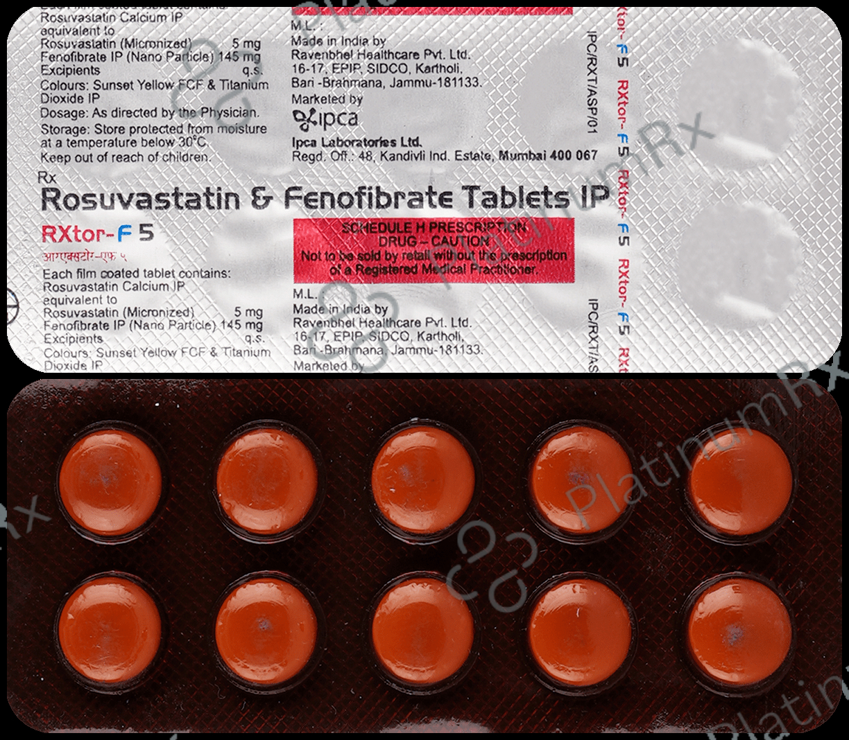 Rxtor F 5/145mg Tablet 10s