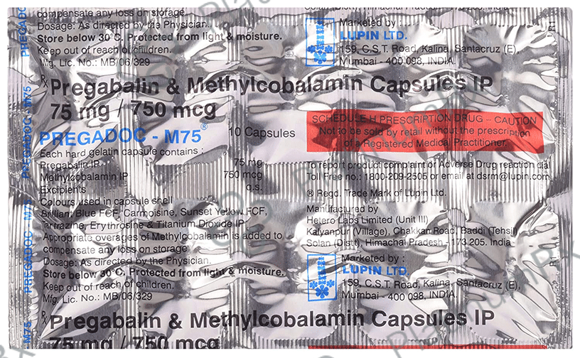 Pregadoc-M 75 Capsule