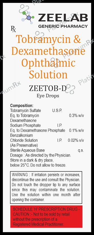 Zeetob-D Eye Drop