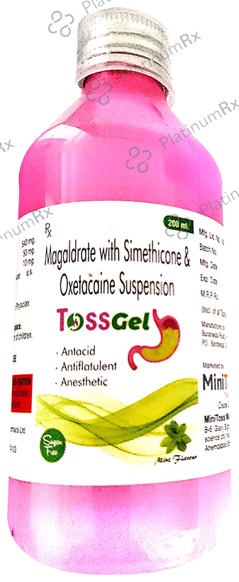 Tossgel Oral Suspension Mint Sugar Free