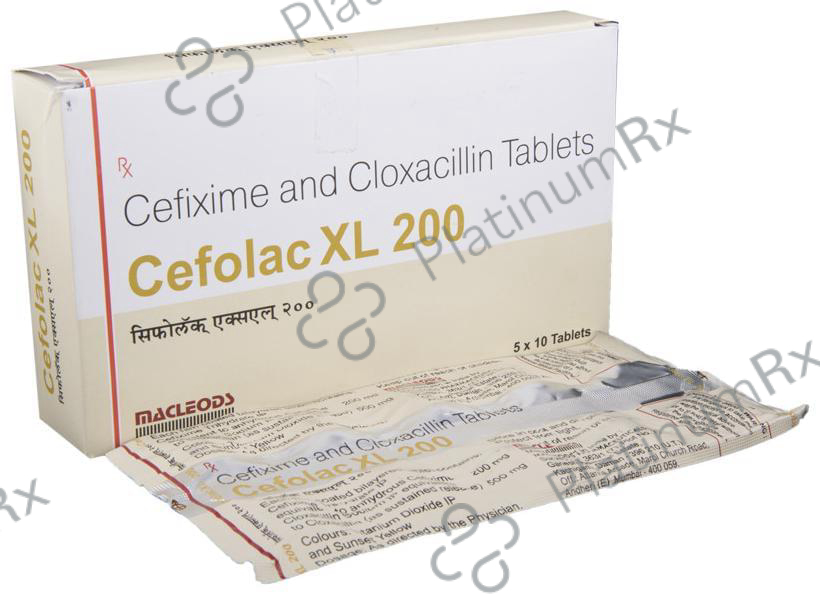 Cefolac XL 200/500mg Tablet 10s