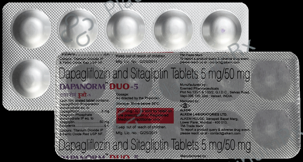 Dapanorm Duo 5/50mg Tablet 10s