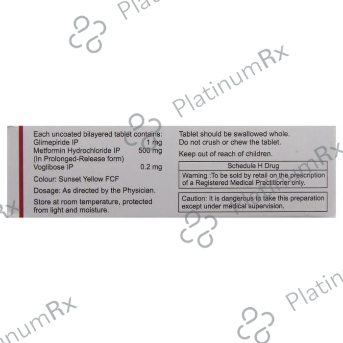 Glyree MV1 1/500/0.2mg Tablet PR 10s