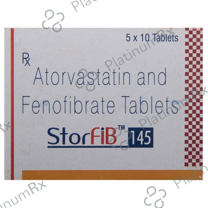 Storfib 10/145mg Tablet 10s