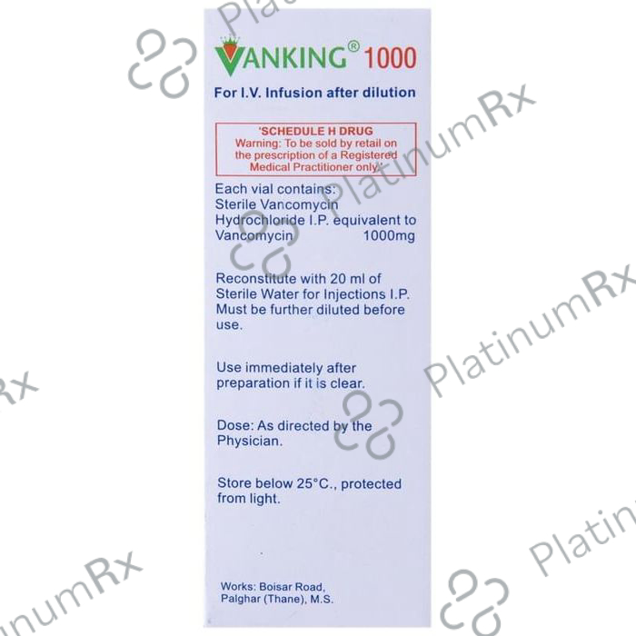 Vanking 1gm Infusion 10ml