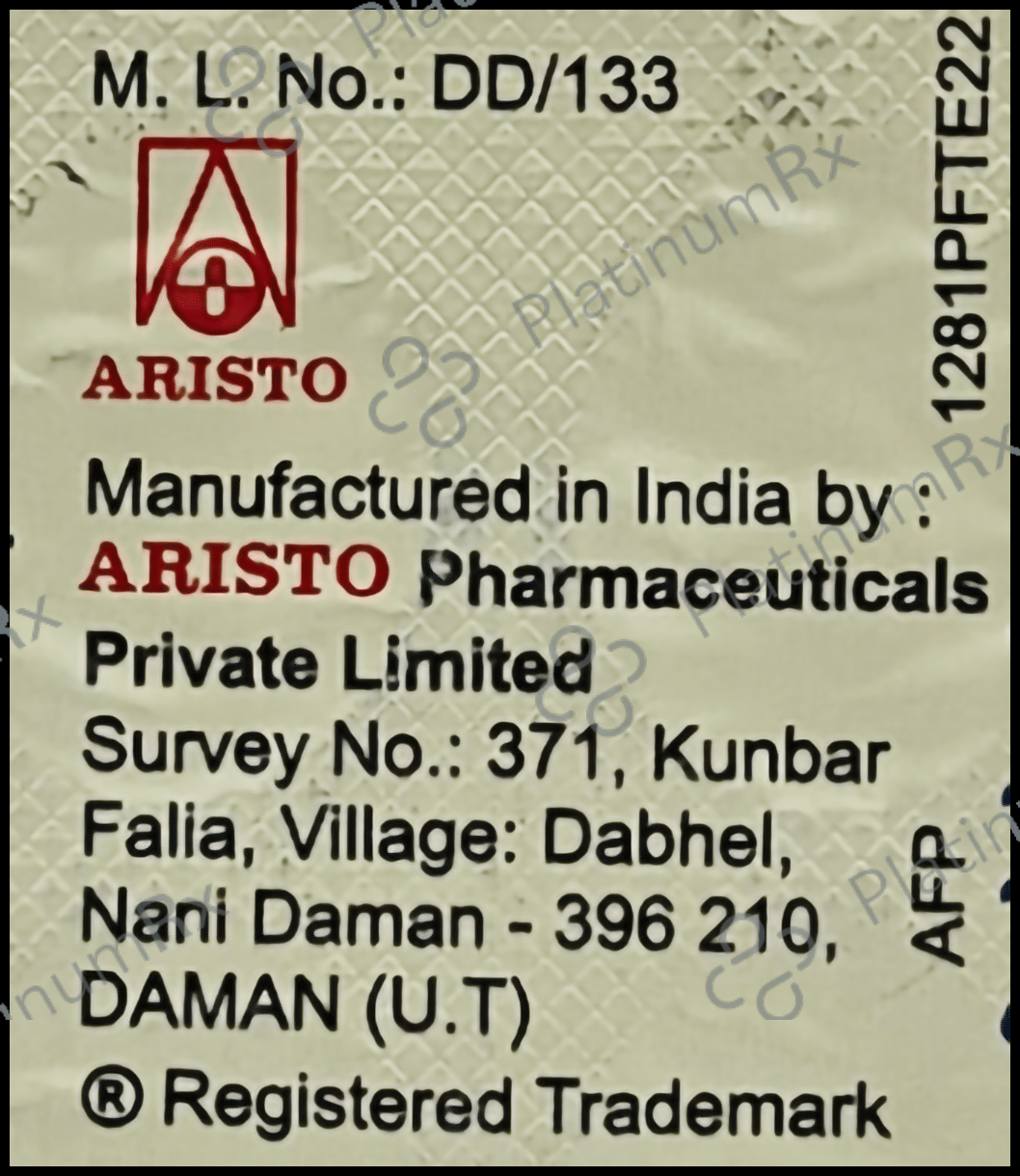 Aristomol 650mg Tablet 15s