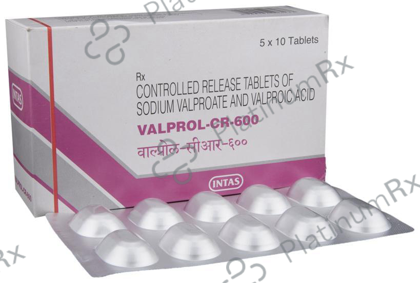 Valprol CR 600mg Tablet 10s